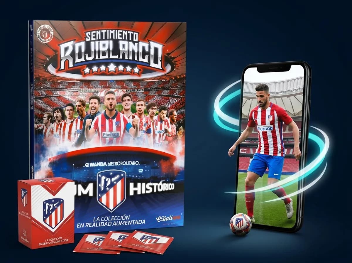 Sentimiento Rojiblanco: 120 años del Atlético de Madrid en realidad aumentada.